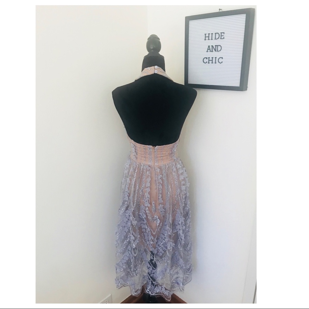 DRESS THE POPULATION FLORAL DRESS - Picture 5 of 7